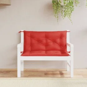 Gartenbank Kissen 2 uds rot Oxford Stoff 100x50x7 cm von , Kissen für Stühle und Sofas - Ref: Foro24-361665, Preis: 35,42 €, ...
