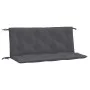 Garden bench cushions 2 pcs anthracite 120x50x7 cm by , Cushions for chairs and sofas - Ref: Foro24-361678, Price: 39,31 €, D...