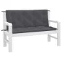 Garden bench cushions 2 pcs anthracite 120x50x7 cm by , Cushions for chairs and sofas - Ref: Foro24-361678, Price: 39,31 €, D...