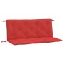 Gartenbank Kissen 2 uds rot Oxford Stoff 120x50x7 cm von , Kissen für Stühle und Sofas - Ref: Foro24-361684, Preis: 37,56 €, ...