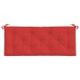 Gartenbank Kissen 2 uds rot Oxford Stoff 120x50x7 cm von , Kissen für Stühle und Sofas - Ref: Foro24-361684, Preis: 37,56 €, ...