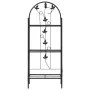 Pot rack 3 levels black iron 52x28x128 cm by vidaXL, Pot stands - Ref: Foro24-47097, Price: 59,79 €, Discount: %