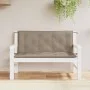 Cojines de banco de jardín 2 uds tela Oxford taupé 120x50x7 cm de , Cojines para sillas y sofás - Ref: Foro24-361686, Precio:...