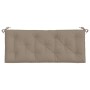 Gartenbank Kissen 2 uds Stoff Oxford taupé 120x50x7 cm von , Kissen für Stühle und Sofas - Ref: Foro24-361686, Preis: 40,26 €...
