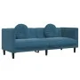 Set aus Sofas mit Kissen 2 Stück Samt blau von , Sofas - Ref: Foro24-3209265, Preis: 526,08 €, Rabatt: %