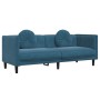 Set aus Sofas mit Kissen 2 Stück Samt blau von , Sofas - Ref: Foro24-3209265, Preis: 533,66 €, Rabatt: %