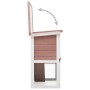 Kaninchenkäfig mit 1 braunen Holztür von vidaXL, Käfige und Lebensräume für Kleintiere - Ref: Foro24-170832, Preis: 99,91 €, ...