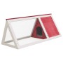 Roter Tierkäfigstall aus Holz von vidaXL, Käfige und Lebensräume für Kleintiere - Ref: Foro24-170854, Preis: 78,43 €, Rabatt: %