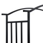 Garden arch with black iron bench 128x50x207 cm by vidaXL, Pergolas, arches and garden trellises - Ref: Foro24-47093, Price: ...