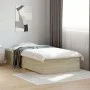 Sonoma oak engineered wood bed with drawers 90x200 cm by , Beds and slatted bases - Ref: Foro24-3280428, Price: 110,34 €, Dis...
