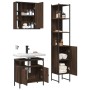Badezimmermöbel-Set, 3-teilig, braunes Eichensperrholz von , Badezimmermöbel - Ref: Foro24-3214739, Preis: 204,60 €, Rabatt: %
