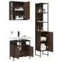 Set de muebles de baño 3 pzas madera contrachapada roble marrón de , Muebles de baño - Ref: Foro24-3214739, Precio: 201,16 €,...