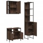 Badezimmermöbel-Set, 3-teilig, braunes Eichensperrholz von , Badezimmermöbel - Ref: Foro24-3214739, Preis: 204,60 €, Rabatt: %