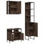 Set de muebles de baño 3 pzas madera contrachapada roble marrón de , Muebles de baño - Ref: Foro24-3214739, Precio: 201,16 €,...