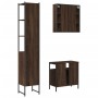 Badezimmermöbel-Set, 3-teilig, braunes Eichensperrholz von , Badezimmermöbel - Ref: Foro24-3214739, Preis: 204,60 €, Rabatt: %