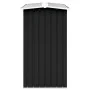 Brennholzkiste anthrazit verzinkter Stahl 330x92x153 cm von vidaXL, Zubehör für Taschen und Brennholzhalter - Ref: Foro24-470...