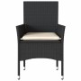 Gartensessel mit Kissen 2 Stück schwarzes synthetisches Rattan von , Gartenstühle - Ref: Foro24-368108, Preis: 120,09 €, Raba...