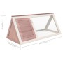 Brown wooden animal cage hutch by vidaXL, Cages and habitats for small animals - Ref: Foro24-170853, Price: 73,76 €, Discount: %