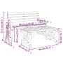 Gartenmöbel-Set 2-teilig aus massivem Tannenholz von , Gartensets - Ref: Foro24-365105, Preis: 230,73 €, Rabatt: %