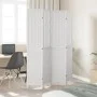 White Paulownia solid wood 4-panel dividing screen by , Room dividers - Ref: Foro24-358723, Price: 121,91 €, Discount: %