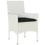 Garden chairs with cushions 2 units white synthetic rattan by , Garden chairs - Ref: Foro24-368115, Price: 145,10 €, Discount: %