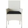 Garden chairs with cushions 2 units white synthetic rattan by , Garden chairs - Ref: Foro24-368115, Price: 145,10 €, Discount: %