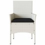 Gartenstühle mit Kissen, 2 Stück, weißes synthetisches Rattan von , Gartenstühle - Ref: Foro24-368115, Preis: 135,93 €, Rabat...
