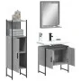 Sonoma gray plywood 3-piece bathroom furniture set by , Bathroom furniture - Ref: Foro24-3214347, Price: 138,18 €, Discount: %
