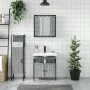 Set de muebles de baño 3 pzas madera contrachapada gris sonoma de , Muebles de baño - Ref: Foro24-3214758, Precio: 169,00 €, ...