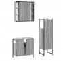Set de muebles de baño 3 pzas madera contrachapada gris sonoma de , Muebles de baño - Ref: Foro24-3214758, Precio: 169,00 €, ...