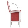 Red wooden 1-story rabbit cage by vidaXL, Cages and habitats for small animals - Ref: Foro24-170830, Price: 91,79 €, Discount: %