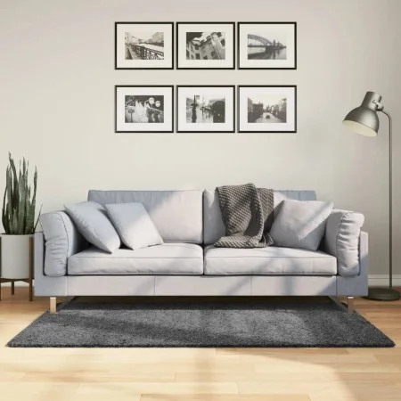 OVIEDO anthracite gray short pile rug 80x150 cm by , Rugs - Ref: Foro24-375463, Price: 31,30 €, Discount: %