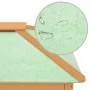 Conejera jaula de animales con doble piso de madera de vidaXL, Jaulas y habitáculos para animales pequeños - Ref: Foro24-1708...