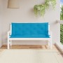 Cojines de banco de jardín 2 uds azul claro 150x50x7 cm de , Cojines para sillas y sofás - Ref: Foro24-361701, Precio: 38,90 €