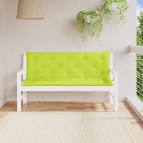 Gartenbankauflagen 2 Stück hellgrün 150x50x7 cm von , Kissen für Stühle und Sofas - Ref: Foro24-361708, Preis: 44,25 €, Rabat...