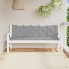 Garden Bench Cushions 2 Pcs Gray Oxford Fabric 180x50x7 cm by , Cushions for chairs and sofas - Ref: Foro24-361717, Price: 51...
