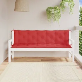 Garden bench cushions 2 pcs Oxford fabric red 180x50x7 cm by , Cushions for chairs and sofas - Ref: Foro24-361722, Price: 50,...