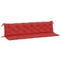 Gartenbankauflagen 2 Stk. Oxford-Stoff rot 200x50x7 cm von , Kissen für Stühle und Sofas - Ref: Foro24-361741, Preis: 59,54 €...