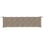 Garden bench cushions 2 pcs taupe Oxford fabric 200x50x7 cm by , Cushions for chairs and sofas - Ref: Foro24-361743, Price: 6...