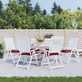 Gartenstuhlkissen 6 Stück rot roter Oxford-Stoff 40x40x7 cm von , Kissen für Stühle und Sofas - Ref: Foro24-361479, Preis: 58...
