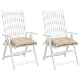 Garden pallet cushions 2 pcs beige Oxford fabric 50x50x7 cm by , Cushions for chairs and sofas - Ref: Foro24-361516, Price: 3...