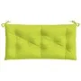 Garden bench cushion Oxford fabric light green 100x50x7 cm by , Cushions for chairs and sofas - Ref: Foro24-361575, Price: 21...