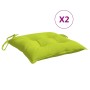 Gartenpalettenkissen 2 Stück grüner Oxford-Stoff 50x50x7 cm von , Kissen für Stühle und Sofas - Ref: Foro24-361540, Preis: 26...