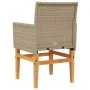 Gartenstühle mit Kissen 2 Stück beiges PE-Rattan und Akazienholz von , Gartenstühle - Ref: Foro24-368716, Preis: 200,79 €, Ra...