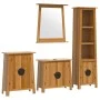 Badezimmermöbel-Set 4-teilig aus massivem Kiefernholz von , Badezimmermöbel - Ref: Foro24-3223464, Preis: 806,61 €, Rabatt: %