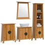 Badezimmermöbel-Set 4-teilig aus massivem Kiefernholz von , Badezimmermöbel - Ref: Foro24-3223464, Preis: 781,35 €, Rabatt: %