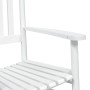 Rocking chairs with curved seats 2 pcs solid white fir wood by , Garden chairs - Ref: Foro24-3281588, Price: 256,80 €, Discou...