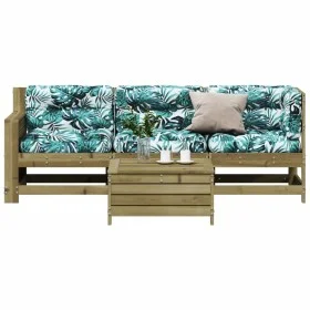 4-piece garden furniture set with impregnated pine wood cushions by , Garden sets - Ref: Foro24-3250775, Price: 427,24 €, Dis...