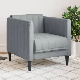 Light gray fabric armchair by , Sofas - Ref: Foro24-372595, Price: 123,27 €, Discount: %