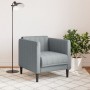 Hellgrauer Stoffsessel von , Sofas - Ref: Foro24-372595, Preis: 124,68 €, Rabatt: %